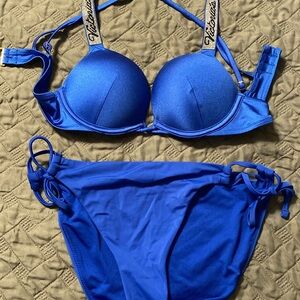 Victoria's Secret Vibrant Blue Swimwear